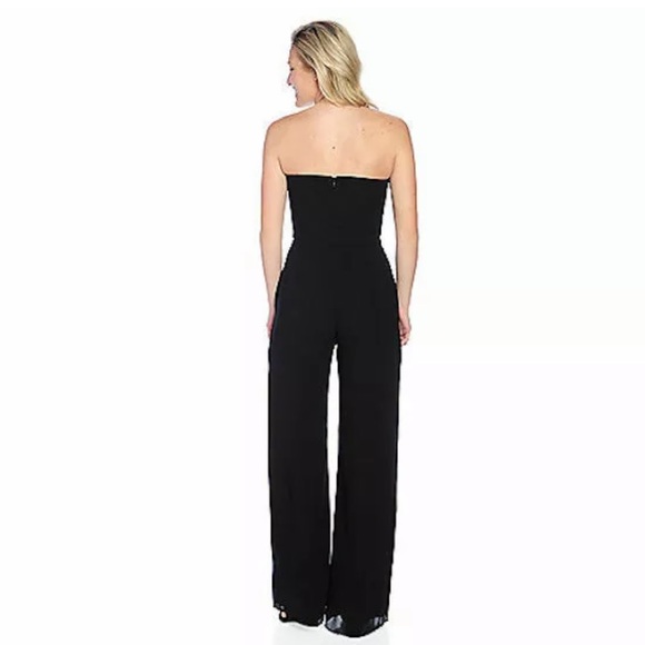 COPY - Mod x Woven Strapless Layered Open Legs Jumpsuit - Picture 2 of 7